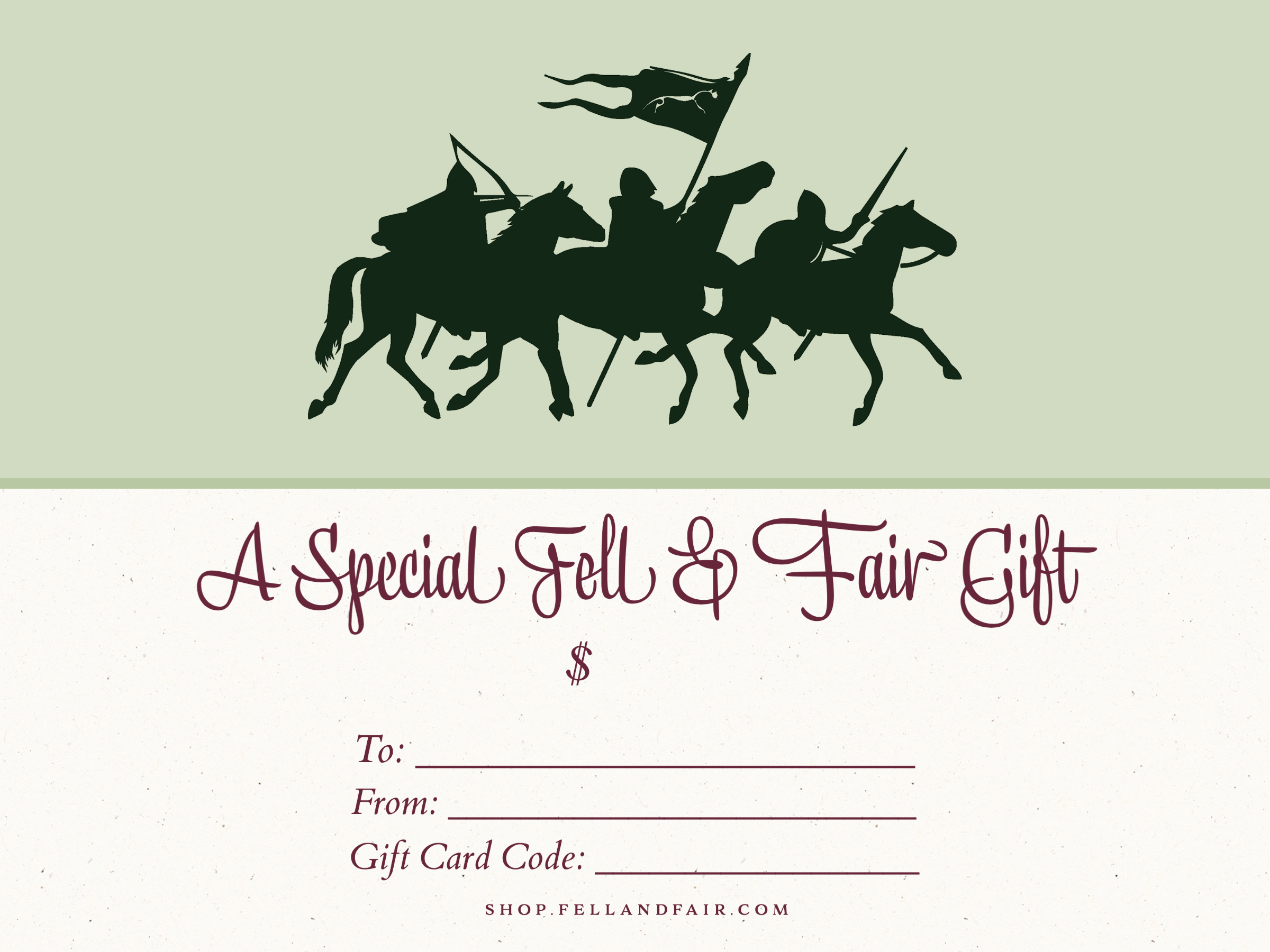 Fell & Fair Gift Card