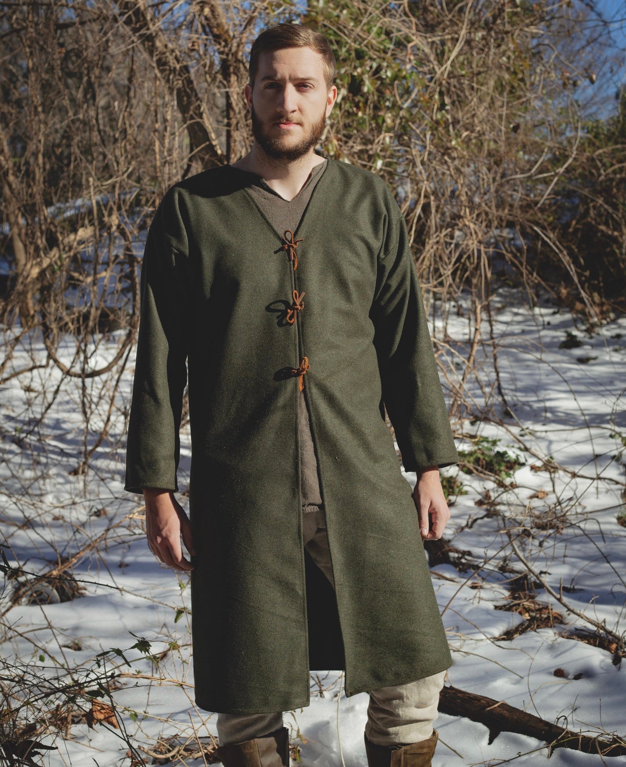 Long Sleeve Wool Hunter's Coat