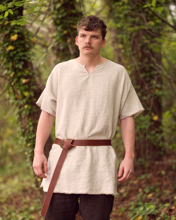 Raw-Hem Viking Tunic - Short Sleeve