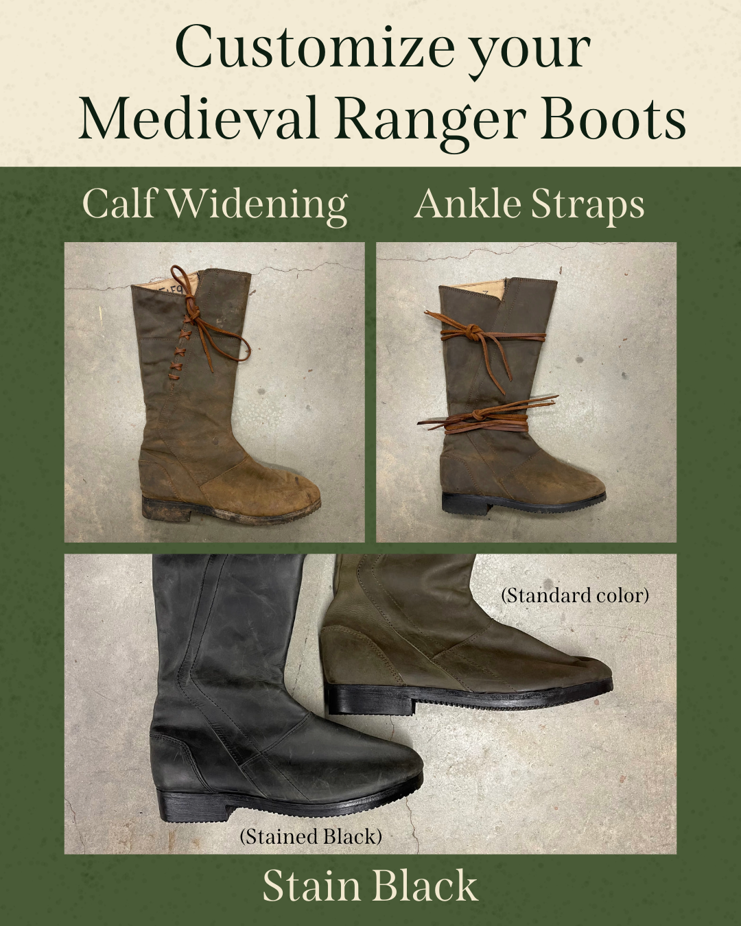 Medieval Ranger Boots