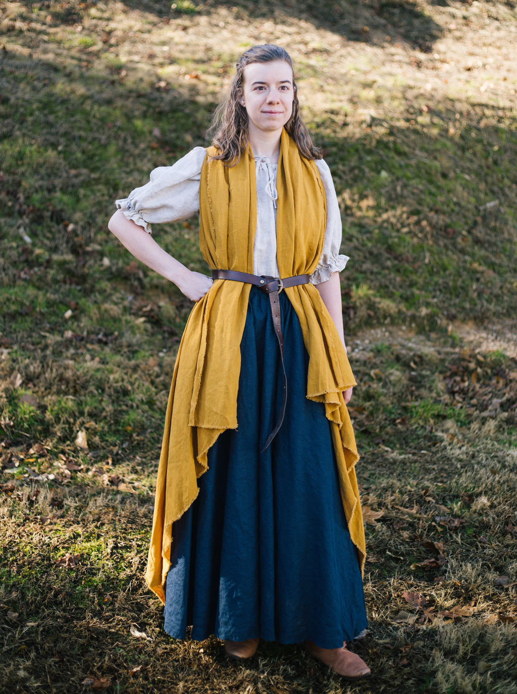 medieval shawl vest 