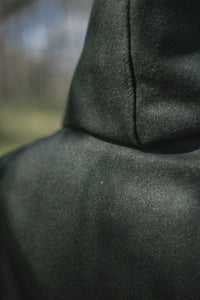 Traveler's Cape - Wool & Waxed Canvas