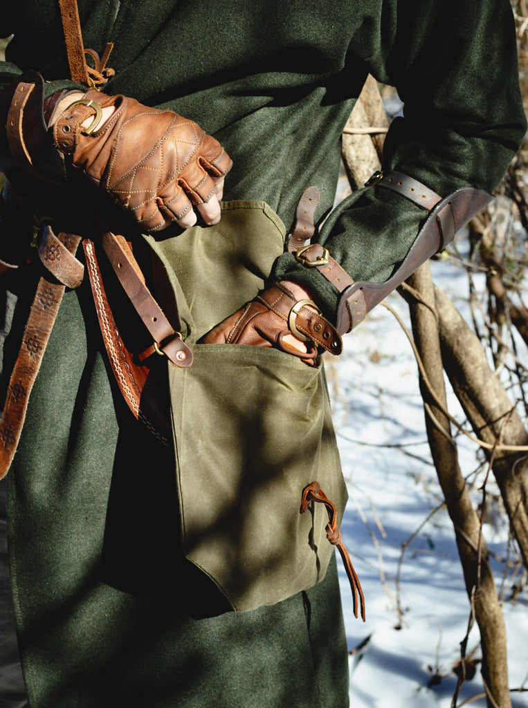 Waxed Canvas Shoulder Bag Fell & Fair