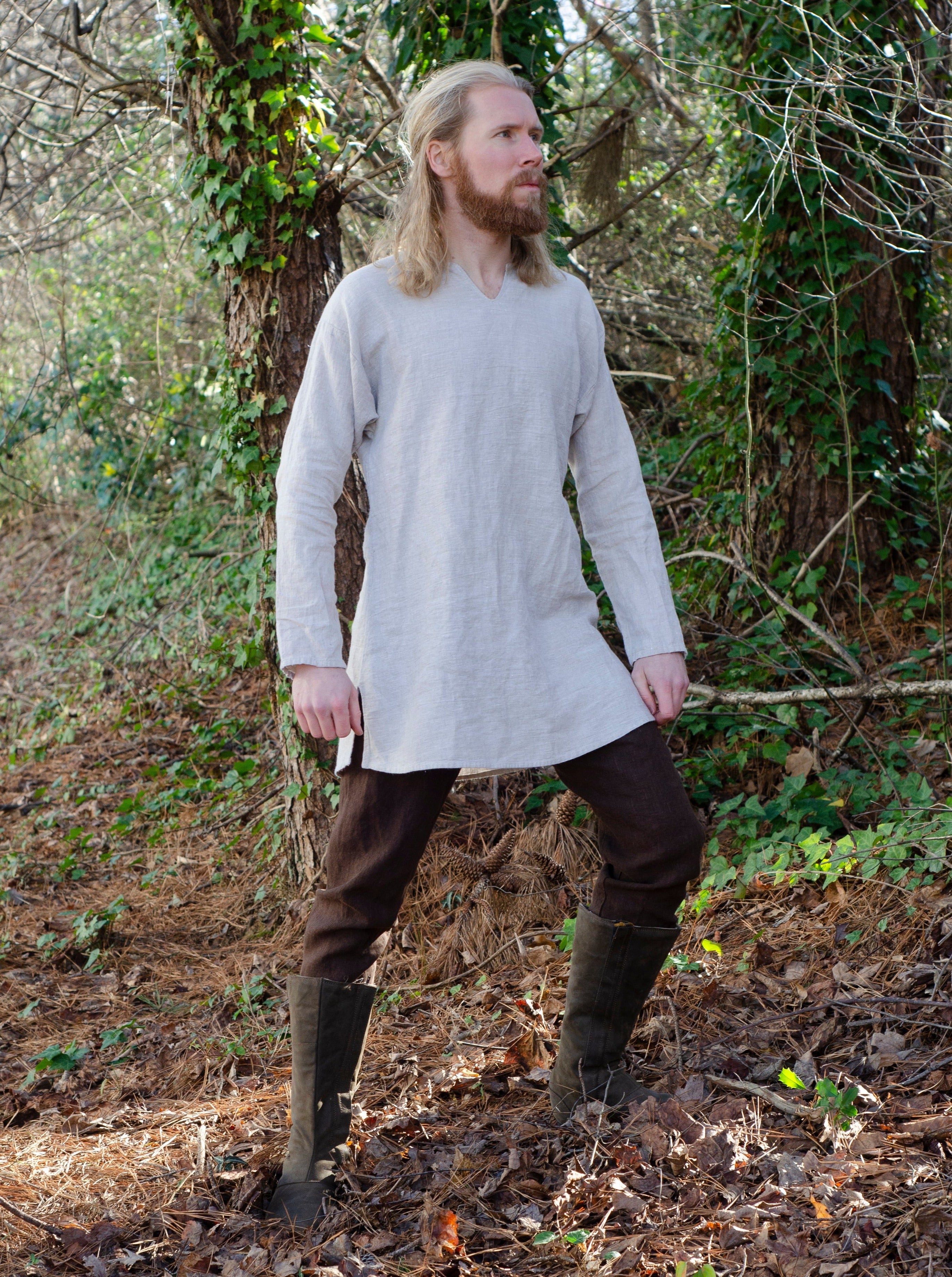 Linen Viking Undertunic – Fell & Fair