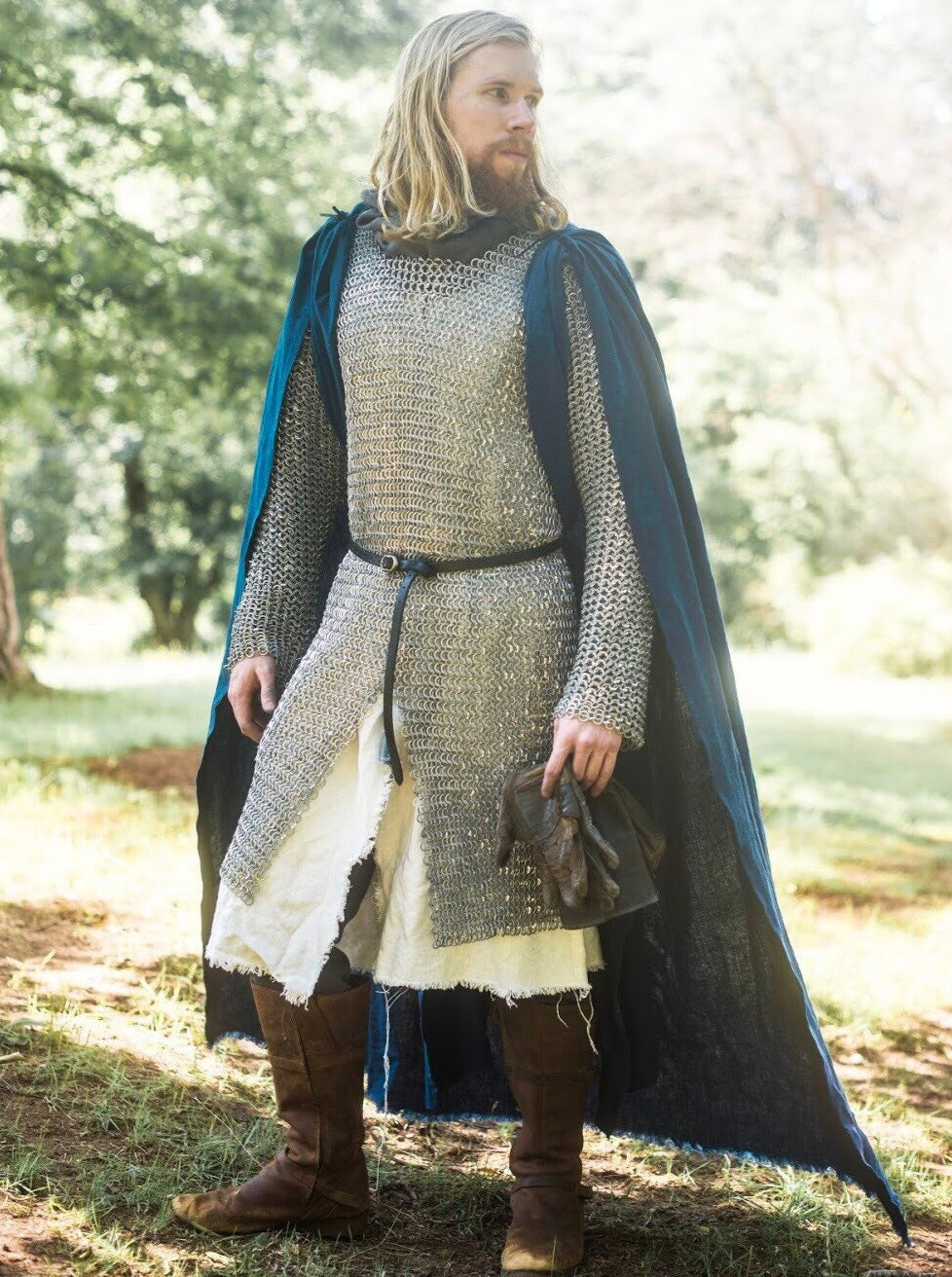 Northman Wool Viking Cloak With Brooch 
